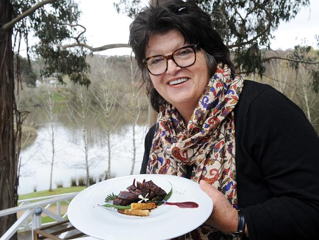 Alla Wolf-Tasker who owns and runs Lake House Restaurant, Daylesford. 