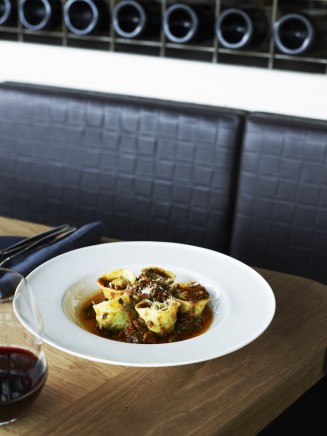 Balla’s Agnolotti filled with wild greens