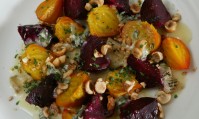 Roast Beetroot with Hazelnuts and Gorgonzola